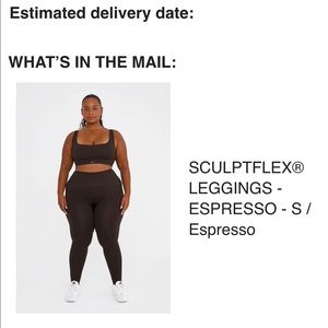 Set active leggings in espresso